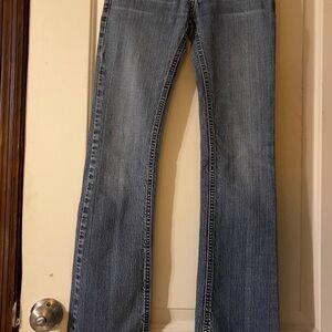 Hollister Blue Flare Wide Leg Jeans